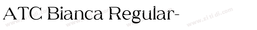 ATC Bianca Regular字体转换